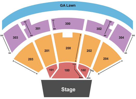 Merriweather Post Pavilion Merriweather Post Pavilion Seating Chart